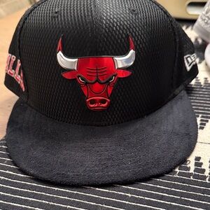 New Era Black and Red Bulls Cap